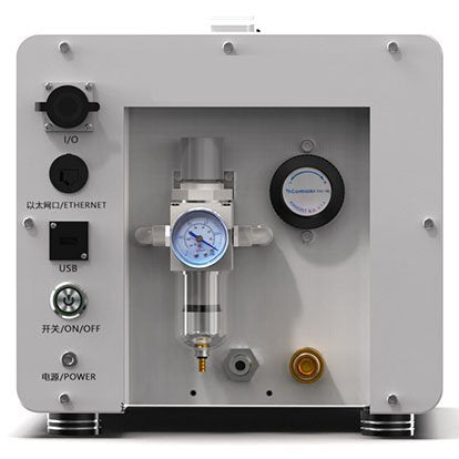 LF Series rear I/O panel labeled ports | Figurtech