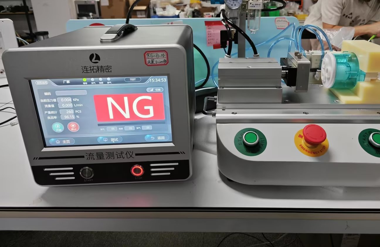 LF flow tester medical peristaltic pump fixture | Figurtech